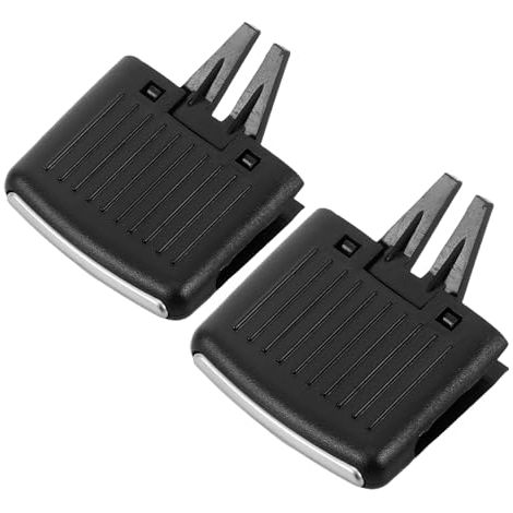 Pièces Lot de 2 Clips de Grille d'Aération en Plastique pour Sortie de Ventilation de Climatisation, Compatible avec Modèles Golf 5, Berline Compacte et Monospace, Accessoire de (1/5)