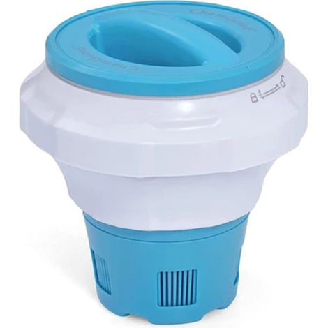 Trade Shop - Galleggiante Chimico Dosatore Cloro Pieghevole Guanto Protettivo Piscina 58668 - (1/5)