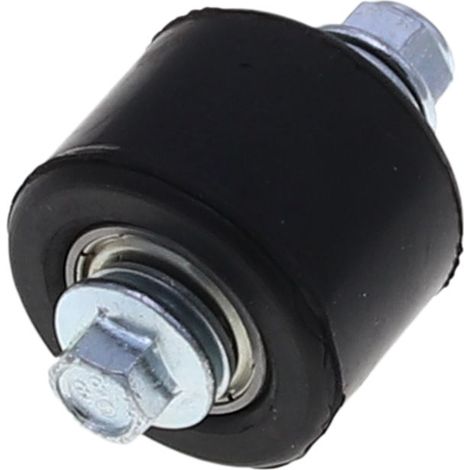 Jeu de 1 rouleau de guidage de chaîne inférieur noir de rechange pour Banshee 350 (1987-2006) – Diamètre intérieur : 8 mm / 0,31 pouce – Diamètre extérieur : 35 mm / 1,37 pouce (1/4)