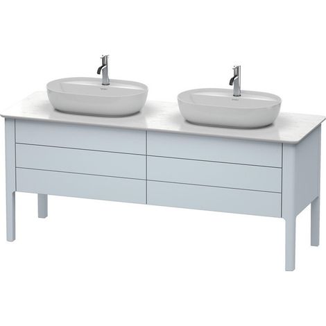 Meuble sous-vasque LUV 743x1783x570mm Bleu clair