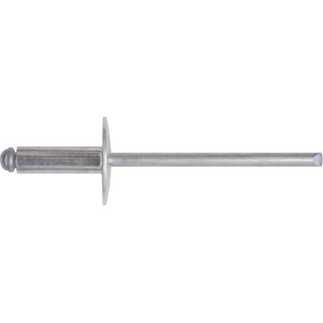 Friulsider RIVETTO A STRAPPO IN ALLUMINIO A TESTA LARGA 500pz. mm.4,8x12