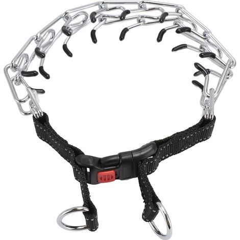 Abnehmbares und verstellbares Hundetrainingshalsband aus Metall mit Schnellverschluss, für kleine, mittlere und große Hunde (0,3 x 50 cm / 0,12 x 19,69 Zoll). (1/5)