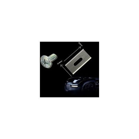 Lot de 30 lames de gazon pour Husqvarna avec double lame aiguisée en acier inoxydable 36.518.50.65mm, (1/4)