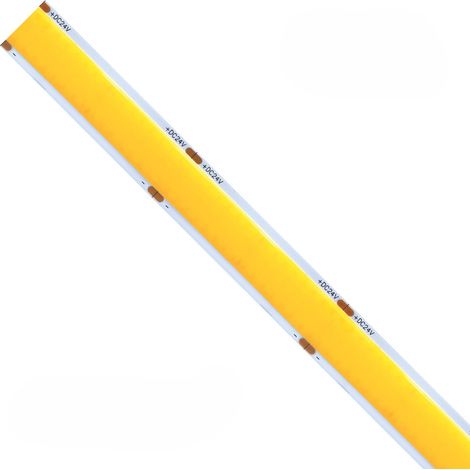Striscia led 5m COB SURFACE IP20 monocolore da 25W/MT 24V - 3000K