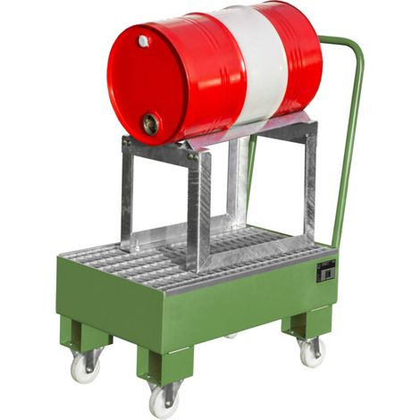 Bauer Südlohn Bac de récupération mobile AW 60-1 SRF, peint, vert réséda
