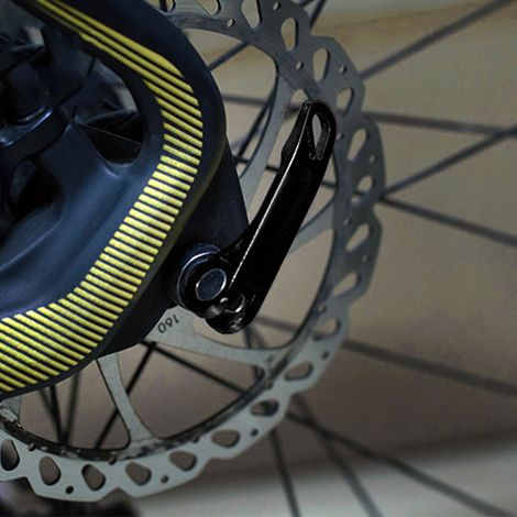 1 Paire d'Axles Rapides pour VTT et Vélo de Route, Longueur 157mm ou 197mm, Noir