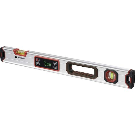 [GEBRAUCHT] B-Ware Toolcraft Wasserwaage Libelle Digital Magnet Aluminium 600 Mm 360 ° 1.0 Mm/M