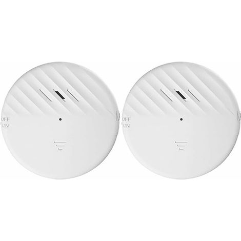 DéTecteurs De Bris De Verre, Alarme De FenêTre avec Alarme De 125 DB, Capteur De Vibration De Vitre Alarme pour Votre Maison, Bureau, Garage, Salle De Dortoir, Ou MêMe RV(2 PièCes)