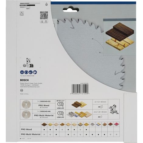 Bosch Master Promotions Promo 2Pack 216 mm Pro Wood/MM 2608644734 (1/5)