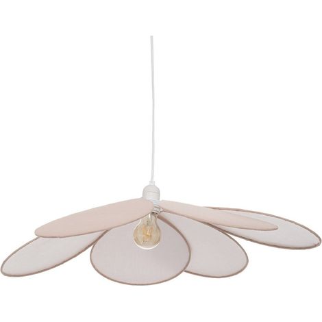 Suspension pétale rose D64 (1/4)