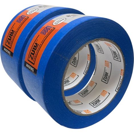 Zulu Precision Outdoor Blue Painters Masking Tape - 50mm x 50m (6 months), 2 Pack (1/2)