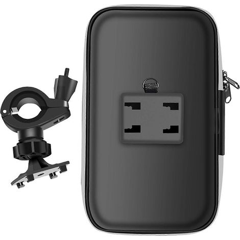 Wasserdichte Fahrradlenkertasche mit Touchscreen-Handyhalterung, tragbare Tasche für Fahrräder (1/5)