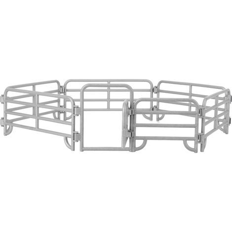 16 pièces Clôture Jardin Ferme Enfant - Portillon et Barrières de Jeu DIY - Accessoire pour Maison de Jouets (PL127 A) (1/5)