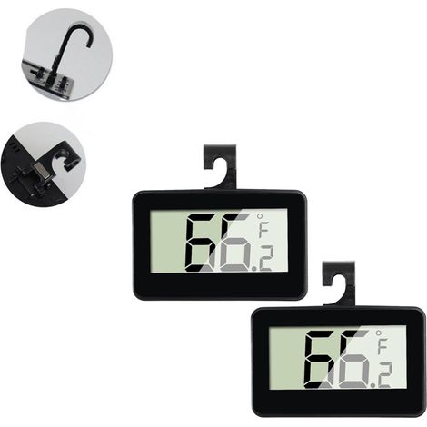 Thermomètre pour réfrigérateur et congélateur - Thermomètre numérique pour réfrigérateur - Thermomètre précis pour réfrigérateur - Thermomètre sans fil pour réfrigérateur - Thermomètre de cuisine - Pi (1/5)