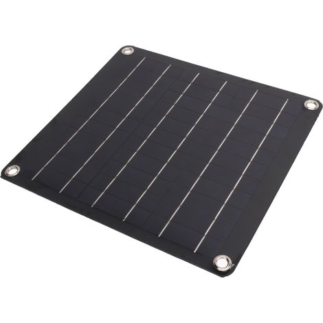 Kit panneau solaire 10 W 18 V en silicium polycristallin avec régulateur de charge solaire 100 A pour maisons, camping-cars et bateaux (1/5)