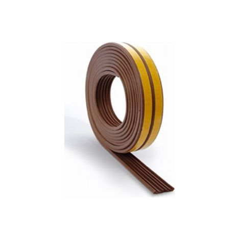 JOINT D'ÉTANCHÉITÉ PORTE FENÊTRE CAOUTCHOUC TYPE E 9 X 4 MM-6 M MARRON - B82500M