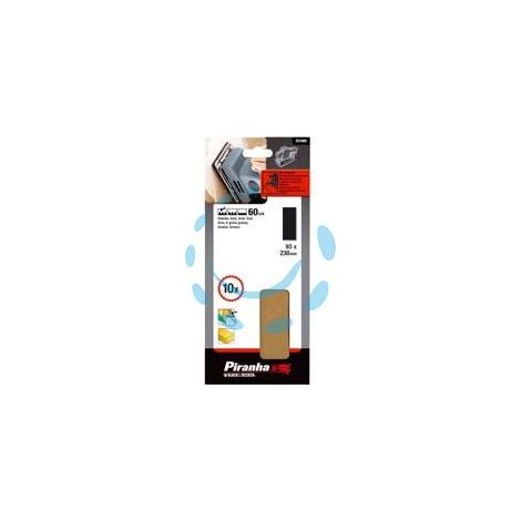 SET 10 FOGLI ABRASIVI PER LEVIGATRICE ORBITALE - grana 100 (X31065)