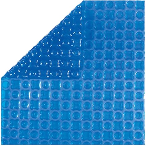 Bâche à Bulles Piscine 4x2 m OXO Dark Blue 500 microns - Non Bordée - Confection France - Kit oeillets et bâchette de protection (1/5)