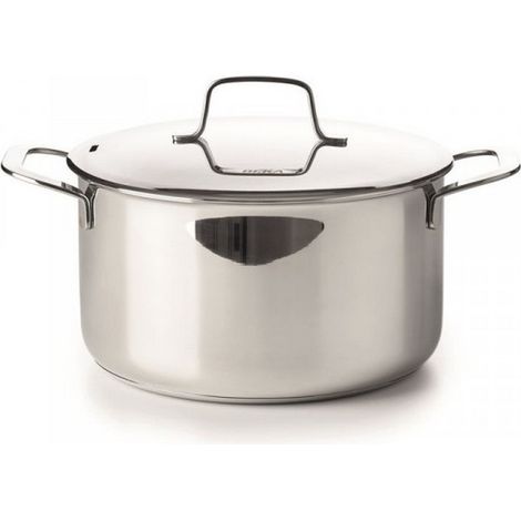 Cacerola de acero inoxidable de 20 cm con tapa - 15021204 - Beka -
