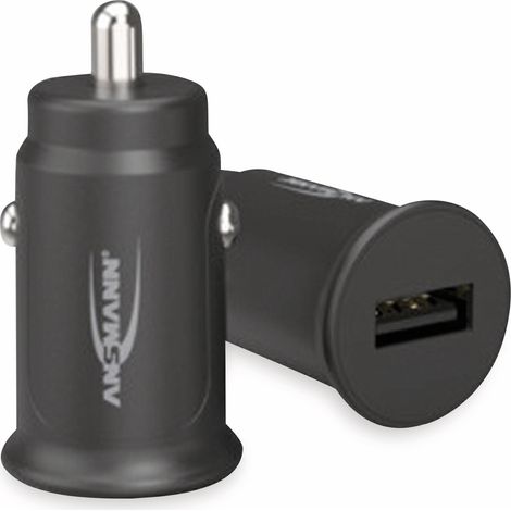 Ansmann InCar Charger CC105 USB Ladegerät 5 W 1x USB-A Schwarz KFZ, LKW (1/5)