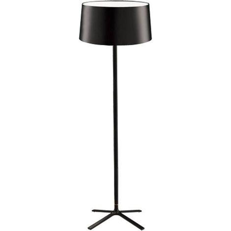 LedsC4 Hall - Pie de salón LED 45W et 4354lm. Diamètre 50cm. Structure en Acier. Coloris Noir