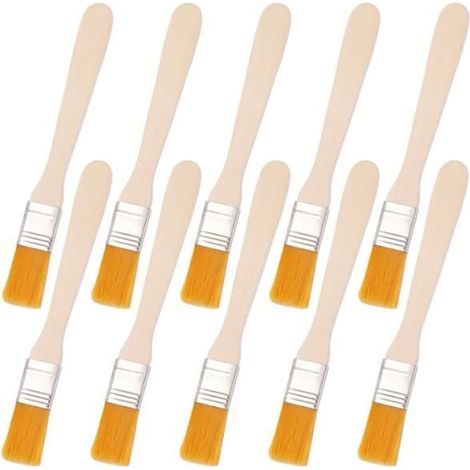 Pinceaux - Non spécifié - 10 PCS - Poils durables - Manche en bois - Pour bricolage (1/4)
