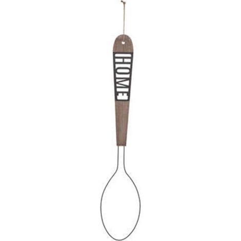 Décoration Murale Design "Cuillère" 77cm Marron