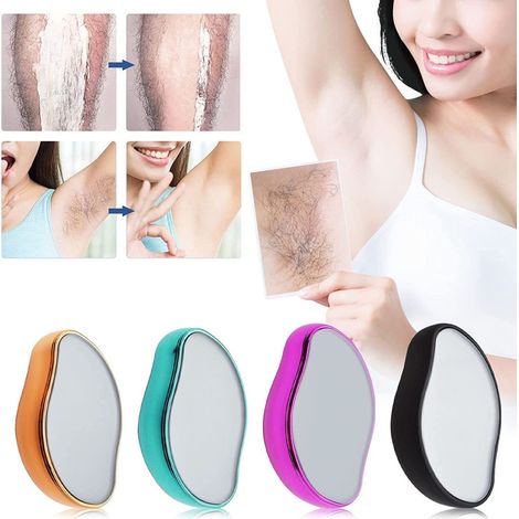 Depiladora Con Micro Cristales Exfoliante Depiladora Indolora Piernas Cara Maquinilla De Afeitar - (1/5)