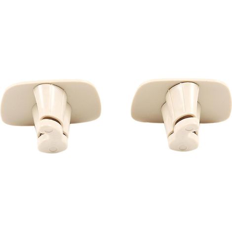 crochets de toit intérieurs beiges en ABS pour voiture, avec garniture pour cintres et cintres, compatibles avec V90 S90 XC40 XC60 XC90 2015-202-- (1/5)