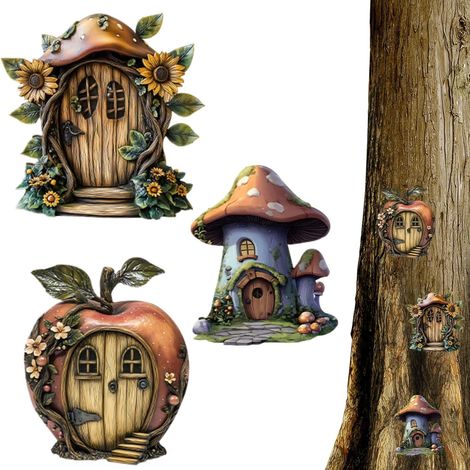 2D Miniatur Handwerksbedarf 3 teilige Märchen Tür