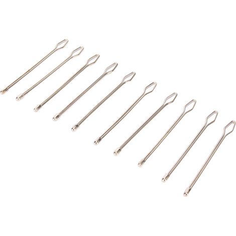 Enfile-aiguilles à cordon coulissant (lot de 30), conception facile à tirer, antirouille, outil d'enfilage élastique adapté aux fils élastiques et à la laine. (1/5)