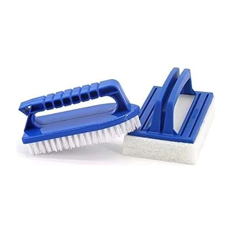 Accessoires de nettoyage pour spas, y compris brosse de nettoyage, brosse de nettoyage pour spas et produit nettoyant pour spas. (1/5)