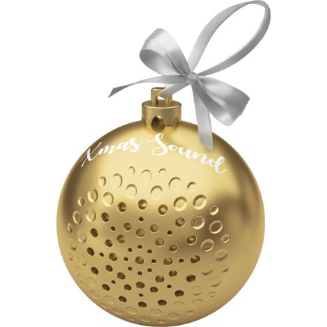 SBS MHSPXMASBALLG altoparlante portatile e per feste Oro 3 W (1/3)