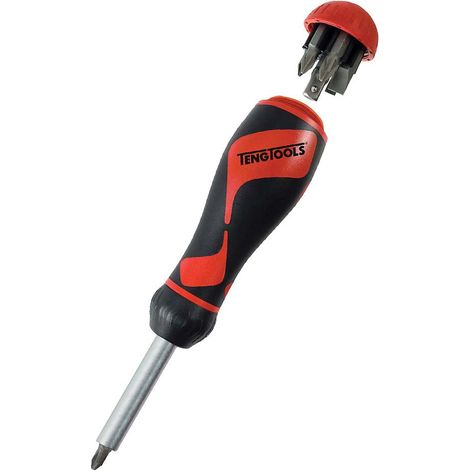 Teng Mdr908 Ratchet Driver & Bit Set Of 6 (1/3)