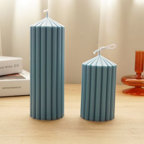 Moule à Bougie en Plastique Géométrique pour Cire de Soja et Cire d'Abeille (1/4)