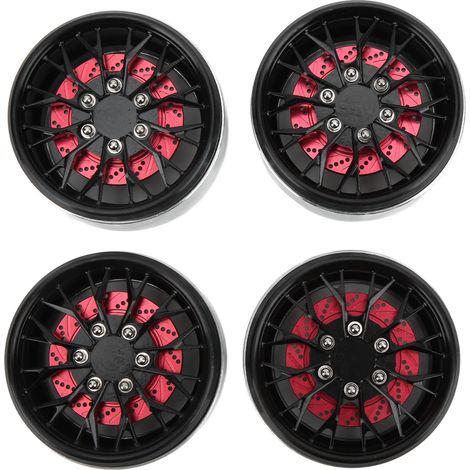 2,2-Zoll-Beadlock-Felgen aus Aluminiumlegierung für Traxxas (Schwarz) (1/5)