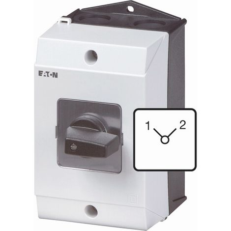 Inverseurs Contacts: 6 32 A plastron: 1-2 90° à accrochage en saillie 000207185 EATON T3-3-8222/I2