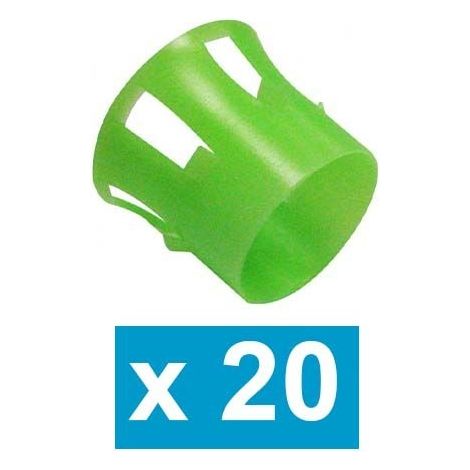 ING FIXATIONS PASS-RING POUR PASSAGE DE GAINE EN CLOISON - SACHET DE 20 - A859090