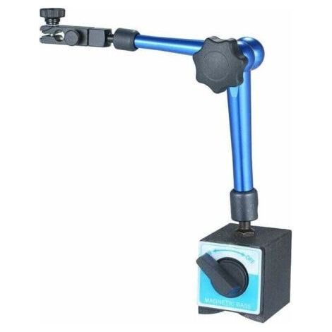 350mm Magnetic Base Universal Arms Heavy Duty Magnetic Stand Dial Magnetic Base Stand for Digital Dial Test Gauge Indicator with 154lbs Pull,Blue (1/4)