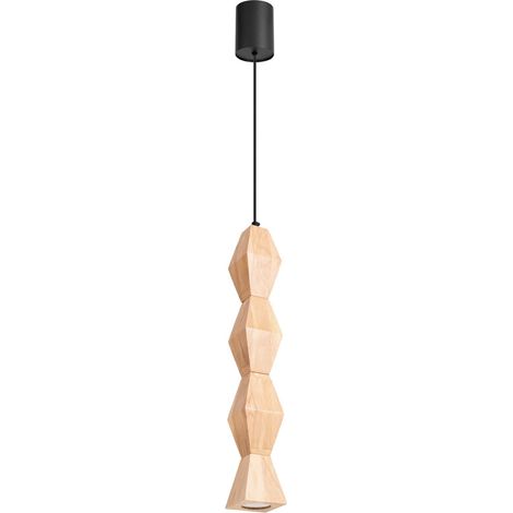 Pendelleuchten Kubbe Naturholz 1xGU10 8cm Sollux (1/5)
