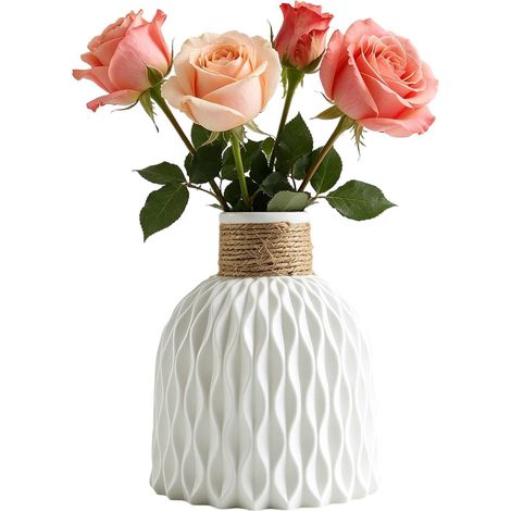Vases À Fleurs En Bouquet Jardinière Décorative Texturée Moderne Petits Vases À Fleurs Pour Étagère Bureau Table De Travail Maison Intérieur Pendaison De Crémaillère Salon Mariage Table (1/5)