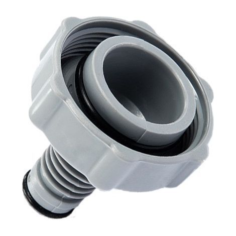 Neuer grauer Anschlussadapter Ø 32 mm von Amazon, Bestway Schlauchadapter P6H1419 (1/4)