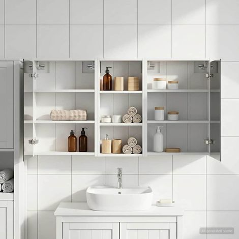 Juego de Muebles de Baño 3 pcs 116 x 16 x 62,5 cm