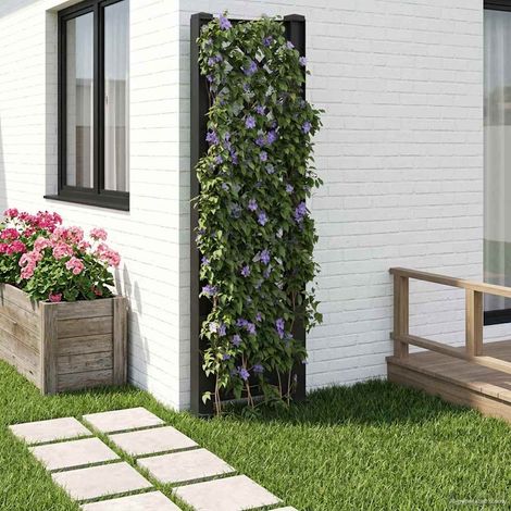 vidaXL Trellis con Punta Antracite 43 x 6 x 165 cm PP