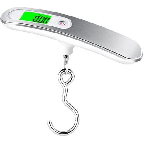 2Pcs Balance Électronique Mini Portable – Balance Portable jusqu'à 50 kg, Balance pour Bagages, Nourriture et Divers Usages (1/5)