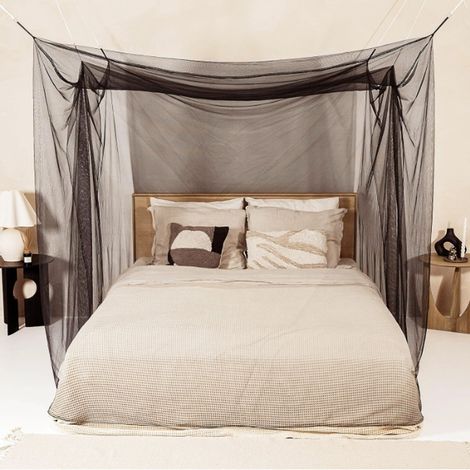 Moustiquaire,moustiquaire d'intérieur,moustiquaire de camping pour l'extérieur,très grande taille,sac de rangement,double ouverture – 200x180x200cm (1/5)