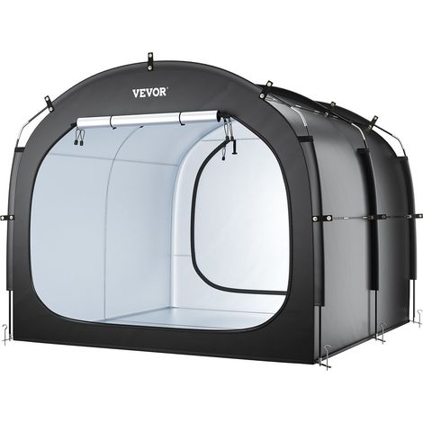 Tente de rangement pour vélos, capacité 5 vélos, spacieuse et étanche, avec fenêtre ventilée et installation facile (1/5)