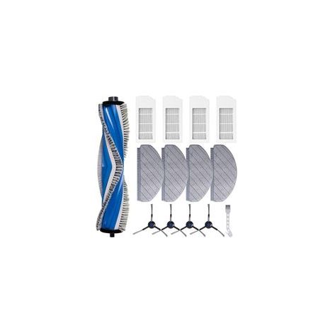 ALOVEZ Kit accessoires pour aspirateur robot ECOVACS DEEBOT N20 / N20 Plus / N20 Pro Plus, 1 brosse principale, 4 filtres HEPA, 4 Chiffo