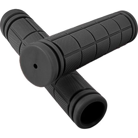 Manopole ergonomiche per bicicletta - Antiscivolo, 22 mm - 2 pezzi - Gomma (1/5)