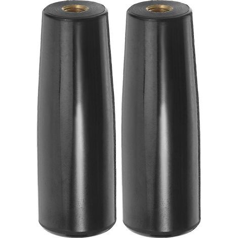 Lot de 2 poignées rotatives en bakélite résistante à la chaleur, poignées de rechange ergonomiques pour fourchettes de barbecue, accessoires pour barbecue en extérieur et camping-AquaForge (1/4)